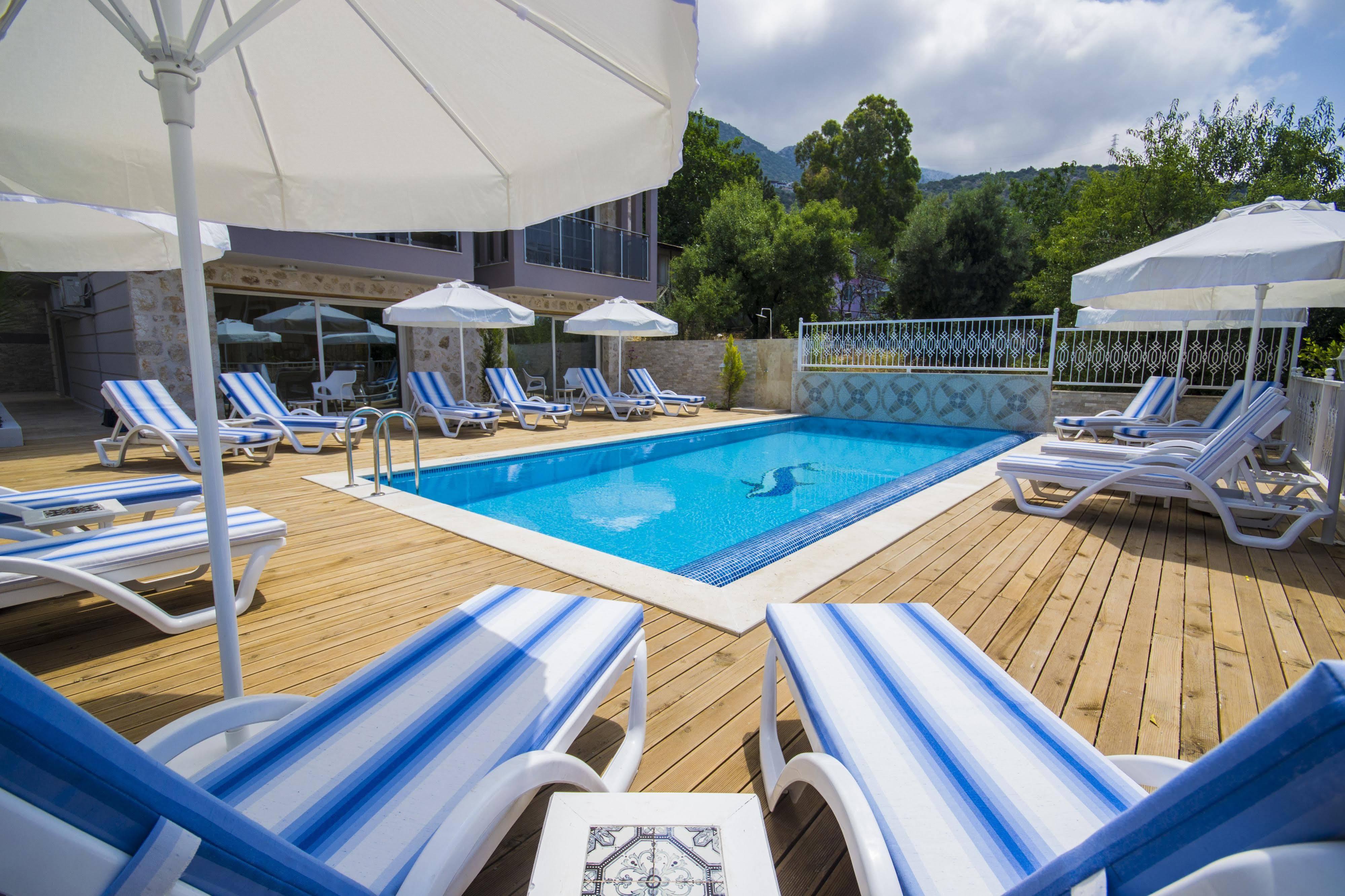 Kelebek Studio Apartments Калкан Экстерьер фото