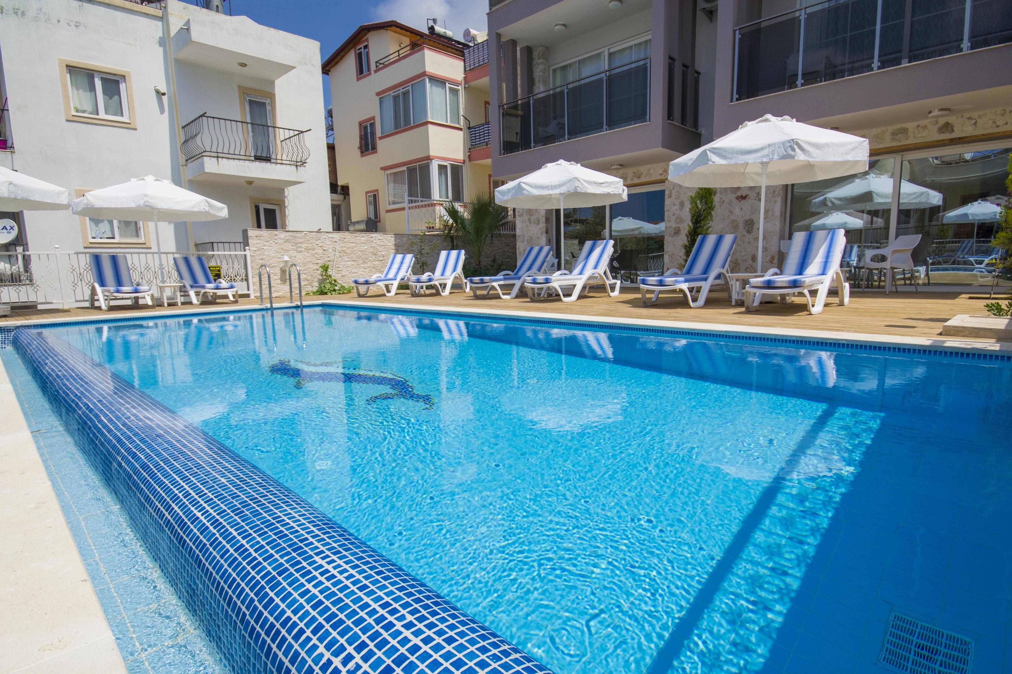Kelebek Studio Apartments Калкан Экстерьер фото